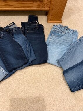 Designer jeans bundle. Eight pairs of designer jeans. All size 26.